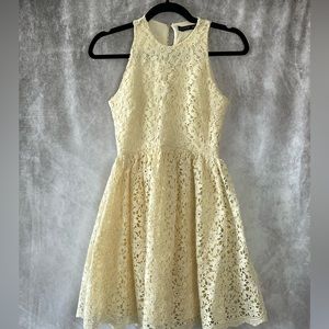 ZARA • Guipure Lace Dress XS